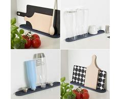 Sanni Shoo dri.pad: platzsparende Abtropfmatte Silikon, Barmatte. Spülmaschinenfestes Abtropfgestell für Flaschen u. Babyflaschen. Abtropfgitter für Gläser, kleine Abtropfmatte Geschirr