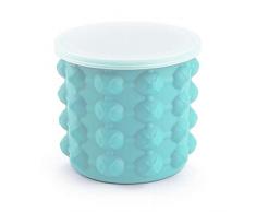 SIWEI Silikon-Eiskübel Große Silikon-Eiskübel-Eisform mit Deckel Champagner-Whisky-Bier-Eiswürfelbereiter Tragbarer Eimer Wein-Eiskühler Bier Küchengeräte Küchenwerkzeug