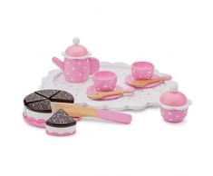 New Classic Toys - 10620 - Kinderrollenspiele - Kaffee/Tee Service m. Kuchen