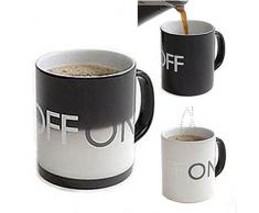 Bazaar Farbwechsel Wasser Cup ON/Off Schalter Kaffeetasse Schale Keramik Becher des kreativen Geschenk