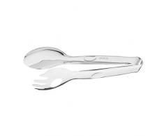 Westmark Salat- und Servierzange, Rostfreier Edelstahl, Länge: 22 cm, Silber, 12772270