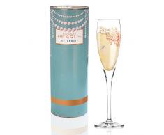 RITZENHOFF Pearls Edition Proseccoglas von Alena St. James, aus Kristallglas, 160 ml, mit edlen Roségoldanteilen