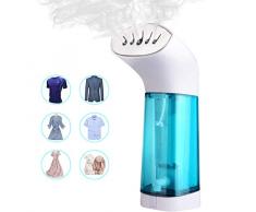 URAQT Dampfglätter Bügeleisen, Dampfbürste kleidung, Reise Dampfglätter, Steamer Dampfbügeleisen, Reisebügeleisen mit 120ml Wassertank in 15s Schnelle Erwärmung für Alltag und Reise, 800W, Blau