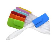 Prey 1 stücke gelegentliche Farbe Mini silikon backen schaber multifunktionale küchenschaber