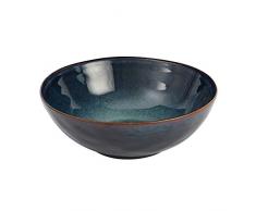 ProCook Vaasa Steinzeug - Schale - Steingut - 23 cm - blau - Schale - Tafelservice - reaktive Glasur - Salatschüssel