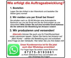 VIP-LASER 3D Glas Kristall Quader XL Rose mit zwei Wunschnamen + Datum im Hochformat - das Top-Geschenk zu Weihnachten!, Beleuchtung:kein Leuchtsockel