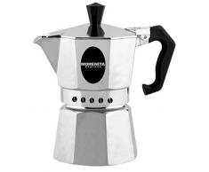 Aeternum 5971 Morenita Espressokocher aus Aluminium für 1 Tasse, silber