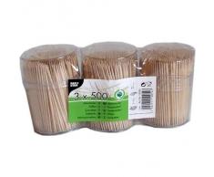 1500 Zahnstocher, Holz rund 6,7 cm in Dose PS10054