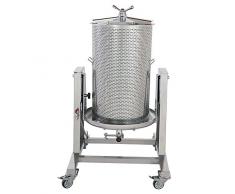 Hydropresse 160 Liter, komplett aus Edelstahl, schwenkbar, Wasserdruckpresse