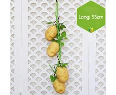 Homie Simulation Grüne Gemüsespieße Obst String Home Wandbehang Dekorative Restaurant Wanddekoration, Kartoffelspieß