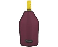 Le Creuset, Tragbarer Flaschenkühler für Wein oder Champagner, Burgundy, Wasserabweisender Stoff, WA-126