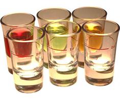 Stamper Schnapsglas Pinnecken Füllstrich 2 cl 6er Pack