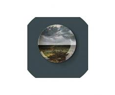 Sobre-mesa Malerei dekorative Teller Keramik Heim Künstlerische Ölmalerei Kennzeichen-Kunst für Wand-Teller, 10,6 Zoll