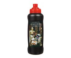 Undercover SWHZ9911 - Sportflasche Star Wars Episode 7, 450 ml, schwarz