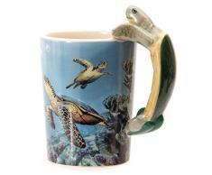 Tasse mit Schildkröten Griff