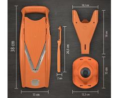 Börner V5 Plus Set Gemüsehobel Zwiebelschneider Gemüseschäler Kartoffelschneider Obstreibe Küchenhelfer