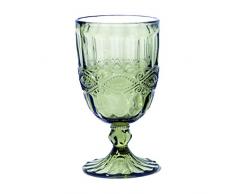 6er Set Weinkelch SOLANGE, olive, 250 ml., mundgeblasen von TOGNANA