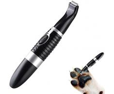 Tierhaarschneider für Hunde und Katze, Profi Leise Hundeschermaschine Haarschneider Haarschneidemaschine Schermaschine,Black