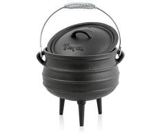 BBQ-Toro Potjie l Verschiedene Größen zur Auswahl l Gusseisen Kochtopf l Südafrikanischer Dutch Oven (Potjie #2 (ca. 6 Liter))