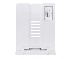 Leseständer Metall Buchständer Kochbuchhalter Verstellbares Dokumentenhalter mit 6 Stufen Große Buchstütze für Büro und Küche