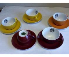 Kollektion Hotel. 6 Cappuccinotassen mit Untertassen aus Porzellan. 12 Teile