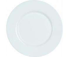 Arcoroc ARC G0564 Everyday Teller flach, 24,5 cm, Opalglas, weiß, 6 Stück