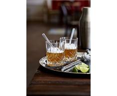 HALM Glas Strohhalme Wiederverwendbar Trinkhalm - 4 Stück kurz gerade 15 cm + plastikfreie Reinigungsbürste - Spülmaschinenfest - Nachhaltig - Glastrinkhalme Glasstrohhalme für Tumbler Cocktailgläser