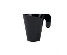 12 Tassen Cappuccinotassen Design Schwarzen 155 C