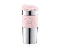 Bodum 11068-340B-Y19 TRAVEL MUG Thermobecher, 18/8 Edelstahl, pastellrosa