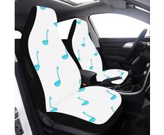 2 Stück Set Autoabdeckung Sitze Löffel Küchenbedarf Esswerkzeuge Fahrzeugsitzbezüge Kompatibel mit Airbags Universal Fit für Autos LKWs und SUVs Autoabdeckung Mädchen