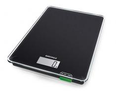 Soehnle Page Compact 100, digitale Küchenwaage, schwarz, Gewicht bis zu 5 kg (1-g-genau), Haushaltswaage mit praktischer Zuwiegefunktion, elektronische Waage inkl. Batterien, kompakte Größe