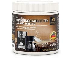 Coffeeano 250 Reinigungstabletten für Kaffeevollautomaten und Kaffeemaschinen Clean&Protect. Reinigungstabs kompatibel mit Jura, Siemens, Krups, Bosch, Miele, Melitta, WMF uvm.