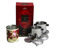Trung Nguyen Vietnam Kaffee Set! Gourmet Mischung+2 Kaffeesiebe+1 Kondensmilch gratis