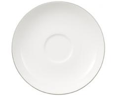 Villeroy & Boch 10-4636-1280 Anmut Platinum No. 1 Tee-Untertasse, Porzellan