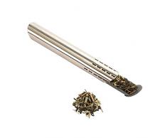 Teestab mit Sieb und Druckmechanismus für leichtes Befüllen und Entleeren - wahlweise mit oder ohne Gravur, Mit oder ohne Gravur:ohne Gravur