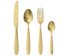 Besteck-Set Gold / 4-teilig, beschichtet - Bloomingville