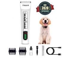 Petural Hundefellzange, leistungsstark, kabellos, wiederaufladbar, mit abnehmbaren Klingen, für Hunde, Katzen und andere Haustiere, professionelles Schergerät