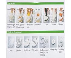 FISOUL Gemüseschneider Multireibe Chips Schneider Zerkleinerer