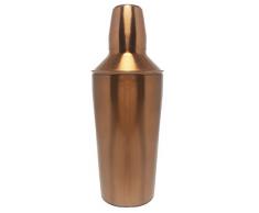 MGE - Professionelle Cocktailshaker - Edelstahl Cocktail Shaker - Martinishaker - 750 ml - Kupfer/Roségold