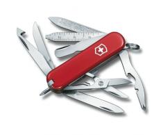 Victorinox Taschenmesser Mini Champ (18 Funktionen, Schere, orangenschäler) rot