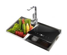 Geschirrspüler Einbau-Geschirrspüler Wasch- Oder Spülbecken Geschirrspüler 1900W Leistung 75 ℃ Hochtemperatur-Sterilisation 5 Getriebeeinstellung Intelligente Abschaltung Wasserdicht Touch Screen