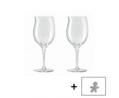 Alessi Set 2 Burgunder-KELCH