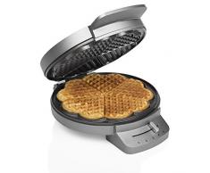 Princess Waffeleisen 132380, mit Herzwaffelform, 1200 Watt, 0,85m Kabellänge, 5 Heizstufen, mit Kontrollleuchte