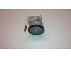 Kessel-Thermometer rund Ø52 mm, Anzeigebereich 0-120 °C mit Kapillarleitung 1500mm