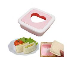 Ei Sushi Reisform Bento Maker Sandwich Cutter Dekorieren Form, Herzform Kinder Reis Ball Form DIY Werkzeug Küche