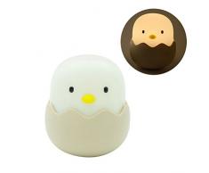 LEDMOMO LED Nachtlicht für Kinder, Kinderzimmer Lampe Touch Control Dimmbare Tumbler Baby Nachttischlampe (warmes weißes Licht)