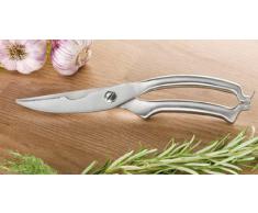 Geflügelschere Polly, Spezialstahl-Klinge, Griff aus Edelstahl 18/0, mit Bügelveschluss