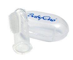 Baby Zahnbürste Fingerzahnbürste inkl. Aufbewahrungsbox - für Zähneputzen und Zahnfleischmassage