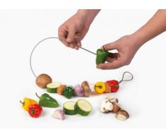 G S D Haushaltsgeräte 30 510 Flexibler Grillspieß Fire Wire 2-er Set