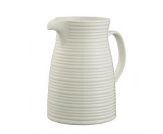 Belleek Pottery Ripple Krug, weiß